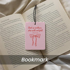Coquette Pink Cute Christian Car Air Freshener 4 Pcs - Girly Pink Bow Religious Hanging Air Freshener 4 Pcs for Cars Closet Drawer Books, Cute Christian Accessories Mirror Gifts for Women Girls