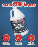 Unchained Urine Stain & Odor Remover – Cleaner for Dog & Cat, Pet Odor Eliminator on Carpet & Furniture, Industrial Strength Urine & Feces Neutralizer, Sweet Breeze – 1Gallon