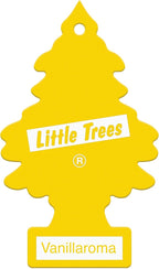 LITTLE TREES Car Air Freshener | Hanging Paper Tree for Home or Car | Vanillaroma | Single Tree per Package