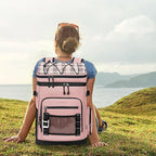 Large Waterproof Insulated Cooler Backpack for Men & Women, Leak Proof Cooler Backpack for Camping, Beach, Fishing, Picnic, Travel, Outdoor, 30L, 48Cans