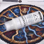LANBEIDE 2 Pack 240ML Diamond Painting Sealer, 5D Diamond Painting Art Glue Permanent Hold & Shine Effect Sealer for Diamond Painting and Puzzles