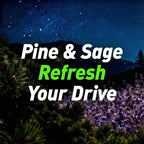 4 Packs Pine & Sage Scented Natural Wood Vent Clips,【Keeps the Air Feeling Open】 Car Scents Air Freshener Refills, Long Lasting Fragrance Diffuser, SUV Essentials for Men