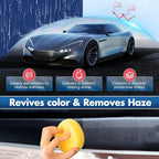 Plastic Trim Restorer – Long Lasting UV Protection Restores Like New, Prevents Fading & Cracking – Easy Application with Applicator for Car Interior & Exterior Bumpers, Vinyl, Rubber – 5oz/150ml