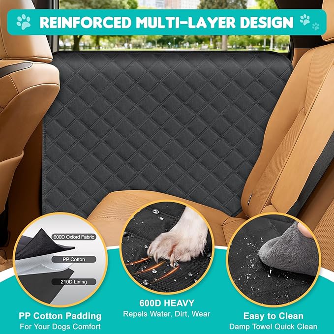 Dog Car Door Protector, 2 Pack Oversized Thickened Door Protectors for Dogs and Pets, Scratch-Resistant, Waterproof, Stain-Resistant Door Covers for Car/SUV/Truck, Universal Size