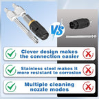 JOEJET Shooter Tip M5 Twist Nozzle, Long Range Soap Nozzle for 3-7 GPM
