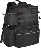 MATEIN Fishing Backpack, Water Resistant Tackle Storage Bag with Rod Holders & Cooler, Fishing Gifts for Men