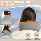 Pillows for Travel Headrest Neck Support Travel Pillows for Airplanes Or Trains, 360° Head Support Sleep for Long Flight, Kit with 3D Contoured Eye Mask, Earplugs and Storage Bag