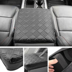 SXCY for 2023 2024 2025 Ford F250 Super Duty Armrest Cover Pad for 2025 Ford F250 Accessories 2025 F250 Center Console Cover 2025 F250 Middle Console Cover w/Soft Cotton Cushion (Added-Pad)