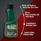ABRO Green Car Polish: Scratch Remover for Vehicles and Paint Scratch Repair Restorer Wax, Polishing Compound for Car Detailing, Paint Scratch Repair for Vehicles, Scratch Remover 16oz.