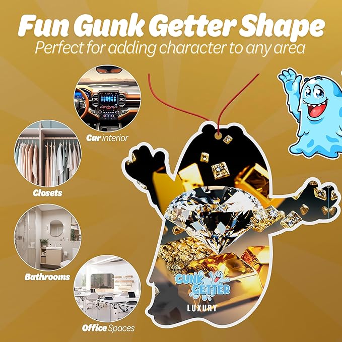 Car Air Fresheners- Long Lasting Scent, Odor Eliminator, Home Essentials, Fresh Fragrance- 96 Pack- Luxury