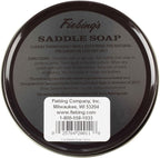 Fiebing's Yellow Saddle Soap for Leather (3.5 oz Tin) - Leather Cleaner & Conditioner to Soften, Protect & Restore Leathercraft - Leather Soap for Car Seat, Couch, Shoe, Purse, Boot, Bag, & Saddles