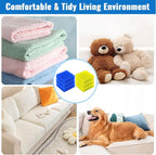 6PCS Pet Hair Remover for Laundry, Ultra-Adhesive Dryer Cat & Dog Hair Catcher, Reusable & Eco-Friendly Lint & Fur Remover, Pet Hair Removal Tool for Washing Machine, Safe for All Fabrics