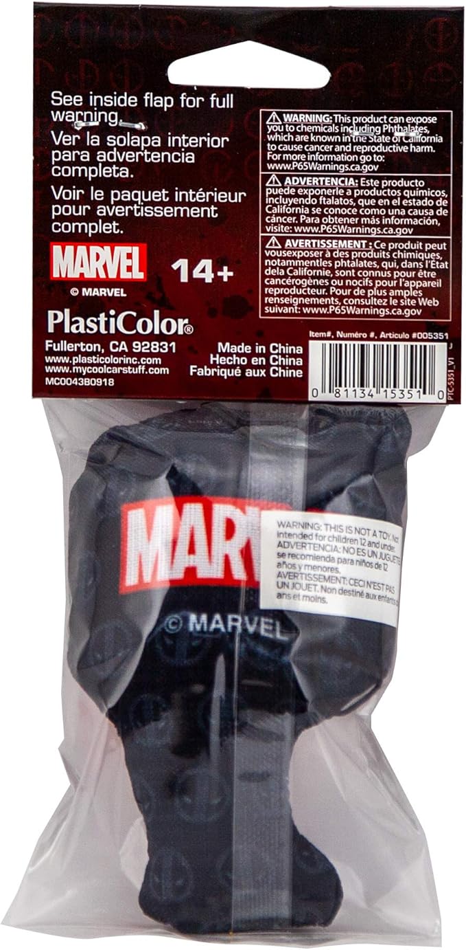 Plasticolor 005351R01 Deadpool Sachet Style Air Freshener for Car Truck or SUV