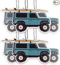 Defender and Bronco like design Car Air Freshener 6 Pack Scented With Premium Oils (6 Pack)