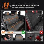 AOMSAZTO Custom Fit Seat Covers for Honda CRV 2017 2018 2019 2020 2021 2022 CR-V Faux Leather Full Set Seat Covers Front & Rear Car Seat Protector(Grey,5 Seats)