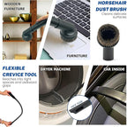 For Miele Vacuum Cleaner Attachments for Carpet, Tile Hard Floors, Dryer Vent, Corner, Car Detailing -Horsehair Hardwood Floor Brush, Flexible Crevice Tool & More Compatible with Miele C1 C2 C3