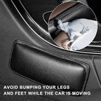 2PCS Car Center Console Knee Leg Elbow Cushion Pad, Soft Leather Auto Armrest Pillow Thigh Support with Memory Foam, Universal Door Arm Rest Pad Knee Cushion Relieves Fatigue