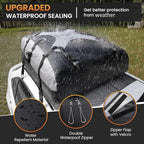 Sailnovo Rooftop Cargo Carrier Roof Bag,20 Cubic feet Soft PVC Waterproof Roof Bag for Most Vehicles with/Without Rack with Strap,Anti-Slip Mat,Padlock,Foldable Car Top Carrier for Road Trip Camping