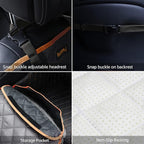 iBuddy Front Seat Cover for Dogs Waterproof Car Seat Cover Protects Seats from Hair, Dirt, and Liquid Messes Scratch Proof Nonslip Bucket Seat Cover for Pet of Cars,Trucks and SUVs