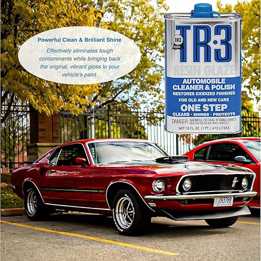 MPD Cobalt Charm TR Three Automobile Resin Glaze Cleaner & Polish - 16oz - Paint Restoration, Car Scratch Remover, Clear Coat Enhancer, Car Finish Protectant (Pack of 6)