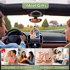 Custom Air Fresheners with Picture - Personalized Air Freshener for Car, Double Sided Customizable Photo Text,Birthday Wedding for Men Women Girlfriend Boyfriend (Crop)