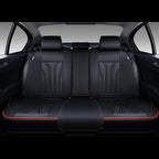 FLORICH Leather Seat Covers, Seat Covers Full Set, Car Seat Protectors 5 Seats, Automotive Seat Covers Fit for Most Cars Trucks SUV-Black&Red Line