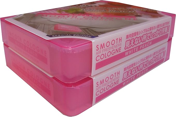 2-pack Home/office/Car/auto Smooth Cologne White Peach Scent Luxury Air Freshener JDM Genuine Diax Japan