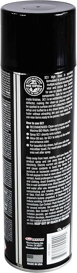 Maxima 78920 SC1 High Gloss Coating 17.2 FL. OZ. 508 mL - NET WT. 12 OZ Cleaner with Three SC1 Scented Air Freshener (9-Pack)