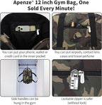 Small Gym Bag Carry On Bag - 12 in Mini Duffle Bag Lightweight for Overnight Travel(Camouflage)