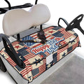 Biyejit Golf Cart Seat Covers with 4 Pockets Golf Cart Seat Towel Blanket Fits 2-Seat Golf Carts, Golf Cart Accessories