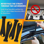 Rooftop Cargo Carrier Bag, WILDROAD 21 Cubic Feet 600D Ultra Anti-Tear Fabric Waterproof Car Roof Bag, Soft-Shell Roof Bag with Storage Bag, Anti-Slip Mat and 6 Door Hooks Fits Car with/Without Racks