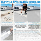 Rubber Liquid Waterproof Sealant, Waterproof Patch Seal Sealer, Cloud Gray Indoor & Outdoor Elasticity Rubber Paint, Multi Surface Foundation Leak Crack Repair-Roof Gutter Basement Water Proof Coating
