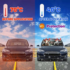 Socira Cow Car Windshield Sunshade Umbrella Foldable Cattle Umbrella Driver Sun Shade Windshield Cover Funny Sunshade Cow Car Accessories Blocks Uv Rays Keeps Cool (57" X 30")