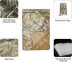 Poncho Liner Military Insulation Outdoor Camping Blanket for Travel, Beach, Grass, Picnic, Car Emergency, Outdoor, Survival
