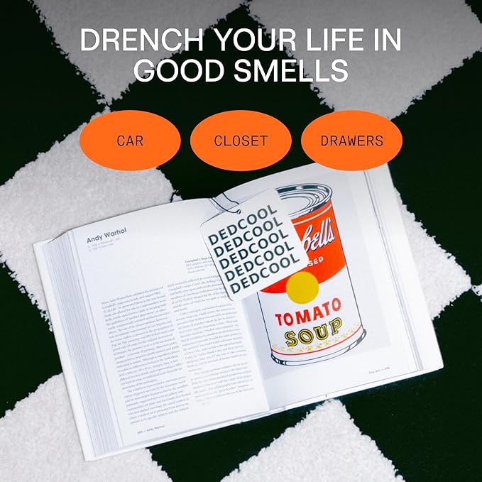 DedCool Air Freshener | Madonna Lily | Hanging Odor Eliminator for Cars, Closets & Drawers | Long-Lasting Essential Oil Infused Scent | Vegan, Non-Toxic, Cruelty-Free
