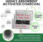 iTouchless AbsorbX High-Density Charcoal Air Purifying Bags 3-Pack – Bamboo Activated Charcoal Odor Eliminators for Home, Car, Closet, Pet Areas – Fragrance-Free, Long-Lasting Freshness