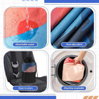 2 Pack Car Seat Towel Covers with Storage Bag 63 x 32 Inch Athletic Running Towel Seat Sweat Washable Non Slip Cover Gift for Car Outdoor Sport Activities (Sunset)