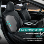 AOMSAZTO Custom Fit Seat Covers for Toyota Camry 2020 2021 2022 2023 2024 (TRD) Leather Camry Seat Protector Full Set Black