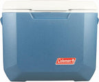 Coleman Xtreme 50qt Rolling Cooler with Wheels, Extra-Walled Insulation Keeps Ice up to 5 Days, Portable Wheeled Hard Chiller