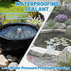 Rubber Liquid Waterproof Sealant, Waterproof Patch Seal Sealer, Cloud Gray Indoor & Outdoor Elasticity Rubber Paint, Multi Surface Foundation Leak Crack Repair-Roof Gutter Basement Water Proof Coating