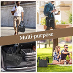 4 Cup Drink Carrier with Handle, Reusable Cup Carriers for Drinks, Portable Foldable Insulated Coffee Cup Drink Holder for Delivery and Caddy