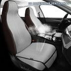 Auto Newer Car Seat Cover,Breathable Front Car Seat Cushion,Comfortable Car Seat Protector,Anti-Slip Full Wrap Driver Car Seat Protector with Storage Pocket,Universal All Seasons(Gray,2PCS)