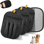 Pet Hair Remover Gloves for Dogs and Cats（3 Pcs， Pet Hair Removal Glove for Furniture, Car Interiors, Bedding & Clothing
