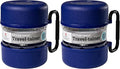 Gamma2 Vittles Vault Travel-Tainer (6 Cups) Portable Food Storage Container, Blue (Pack of 2)