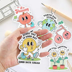 5Pcs Retro Cute Car Air Fresheners Car Interior Accessories Hanging Scents Kawaii Freshener Automotive Room Decor for Women Teen Girls Gift