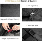 LEIMO KPARTS Dog Car Seat Cover for Back Seat,400lb Waterproof Dog Car Seat Cover Hard Bottom-Detachable,600D Heavy Duty Scratch Proof Nonslip Soft,Dog Hammock for SUVs,Car