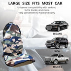 Car Seat Covers 1 Pack Waterproof Towel Car Seat Cover Universal Fit for Most Trucks SUV Fitness Athletes Pets Gym and Water Sport，Camouflage