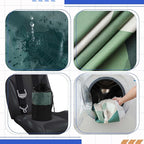 2 Pack Car Seat Towel Covers with Storage Bag 63 x 32 Inch Athletic Running Towel Seat Sweat Washable Non Slip Cover Gift for Car Outdoor Sport Activities (Mixed Landscapes)