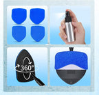 XINDELL Windshield Cleaning Tool, Interior & Inside Car Windshield Cleaner with Microfiber Pads, Extendable Handle & 360° Rotating Head, Streak-Free Glass Cleaning Kit for Cars Trucks