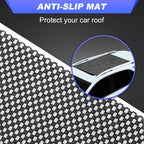 Sailnovo Rooftop Cargo Carrier PVC 20 Cubic Waterproof Rooftop Car Storage Bag with Anti-Slip Mat, 6 Door Hooks Soft-Shell Car Top Carrier for Vehicle